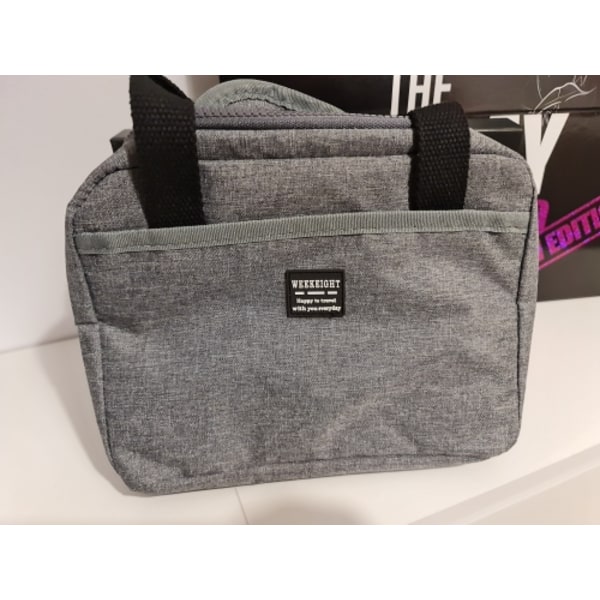 Bärbar Thermal Tote Cooler Handväska light blue 24*14*17cm