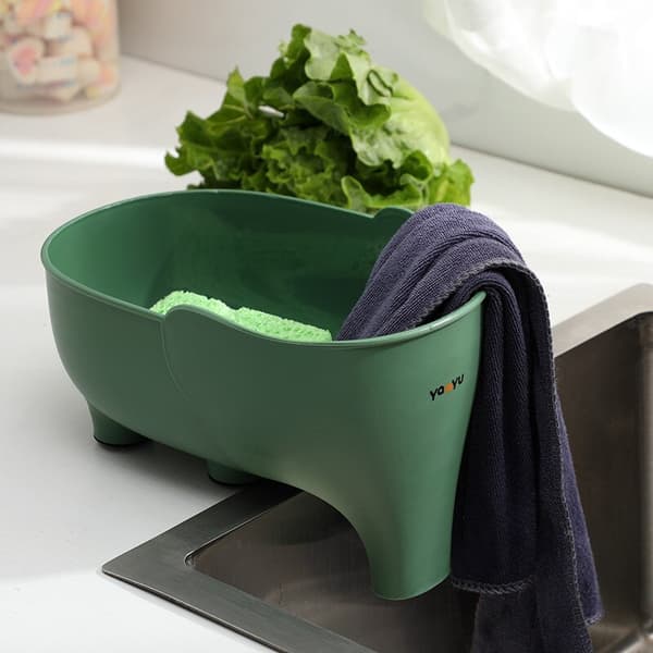 Elephant Drain Basket Hem Kök Multifunktionell förvaring pink