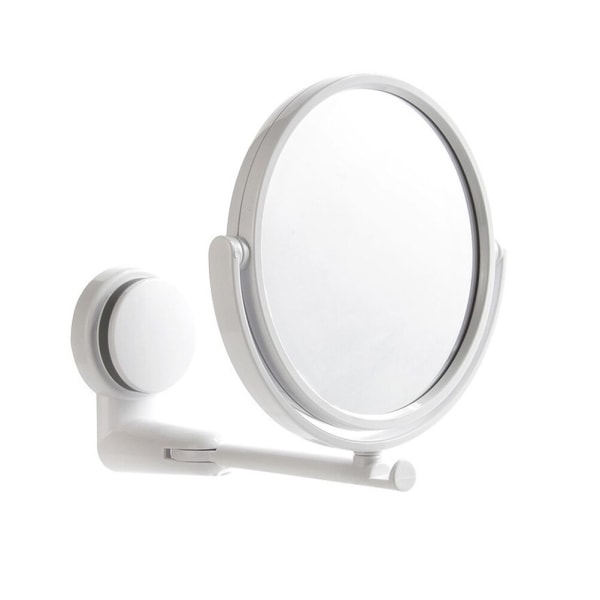 Sammenfoldeligt makeupspejl Vægmonteret spejl uden bor white double sided mirror