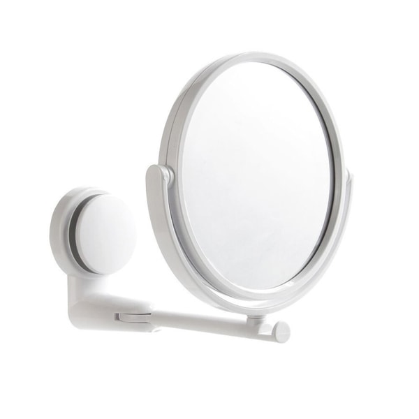 Vikbar sminkspegel Väggmonterad spegel utan borr white double sided mirror