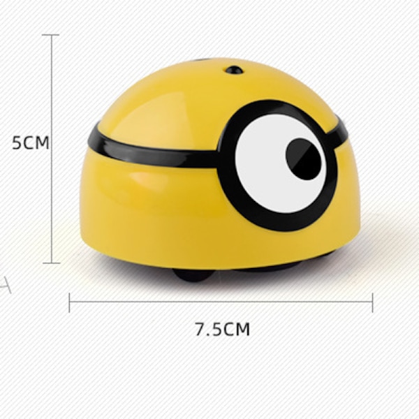 Intelligent Escape Cat Hund Automatisk gå-interaktivt legetøj yellow single vision