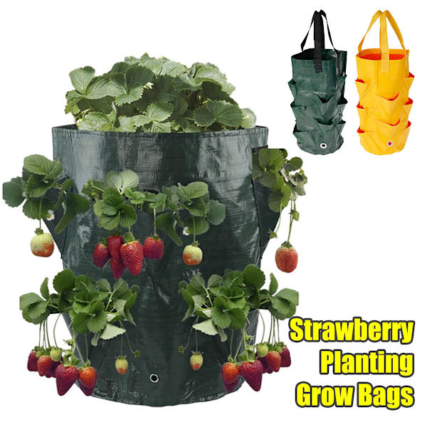 3 liters hængende vækstpose åndbar flerlomme green diameter 20*35cm