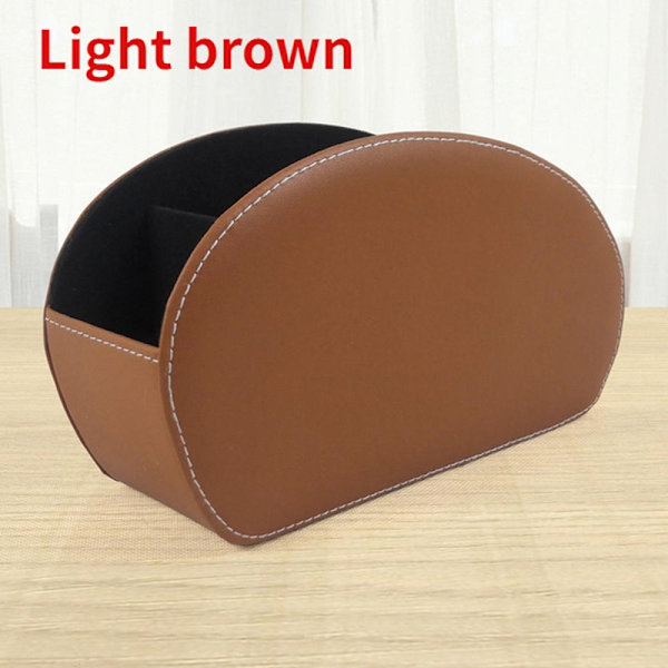 Läder multifunktion ta emot ett case brown