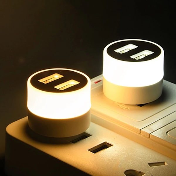 Pluggljus power för nödljus warm light