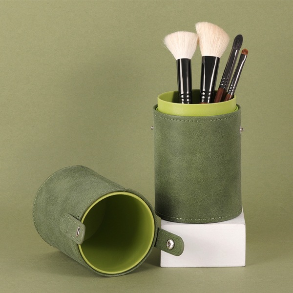 Professionell sminkborstehållare Grön Organize Bag green 20*8cm