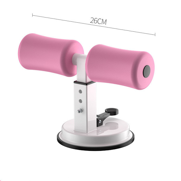 Mage Armar Gym Utövad sit-up utrustning pink double bar