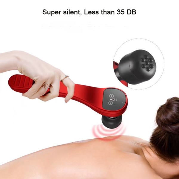 Mini Fascia Tool Vibration Muscle Relaxing Massager red 19*14*5cm