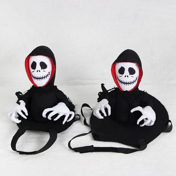 Halloween Cape Ghost Pet Transformation -asu Pet Cosplay black+white medium