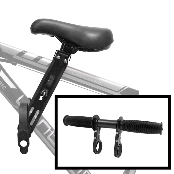 Maastopyörän rungon nopeasti irrotettavat lasten satulan osat black Seat+Handlebar