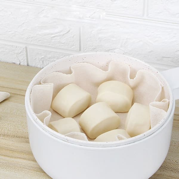 5 st 30 cm ren bomull ångbåtsduk Hushållslåda tyg ångad risgasväv white 5pcs