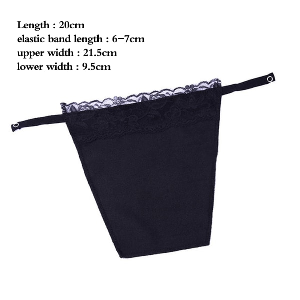 Naisten Quick Easy Clip-On Lace Mock Camisole Bra black 3pcs