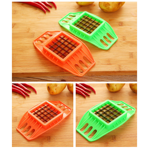 Værktøj til fremstilling af pommes frites til kartofler i rustfrit stål white 17*10*2cm