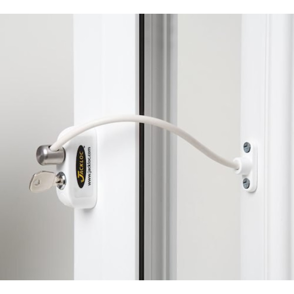 4 Stk Baby Sikkerhedsvindue Låse Rustfri Børne Vindue Restrictor Spædbørns Sikkerhedslås White 4PCS