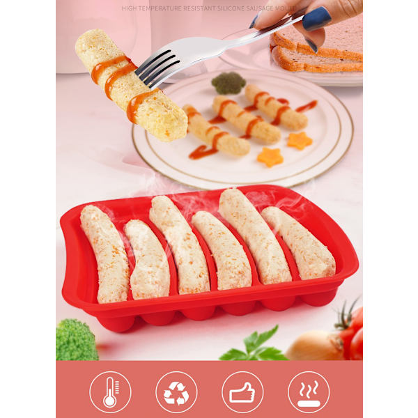 Form DIY Silikon Handgjord form red 17.5*14cm