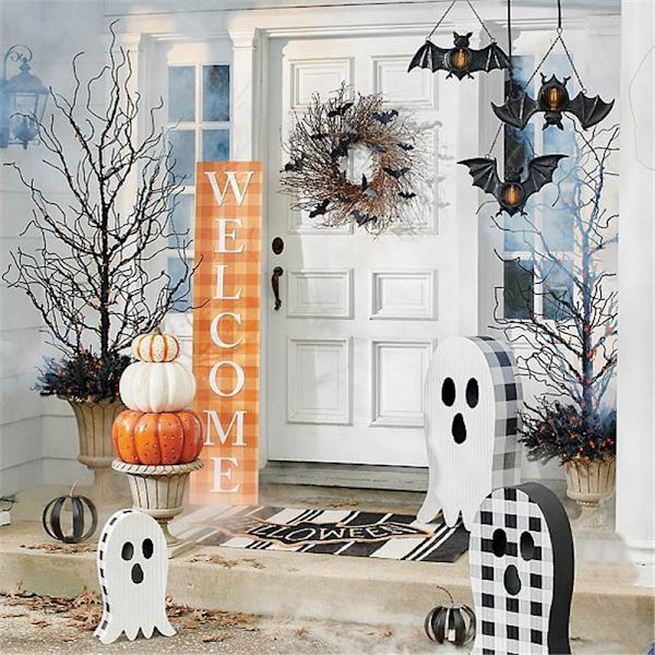 Halloween Bat Light Pendel LED-lykta 1pc
