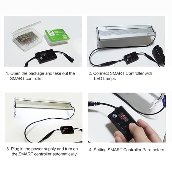 LED-belysningskontroll för akvarium 1pc