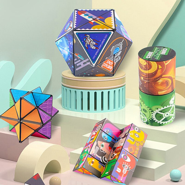 Infinite Flip Rubik's Cube Vuxenleksaker för barn Variety diamonds