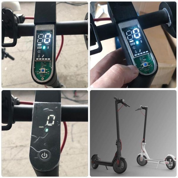 Bluetooth Dashboard til Xiaomi M365 og Pro 1S Pro 2 Mi3 elektrisk scooter med beskyttelsescover dashboard