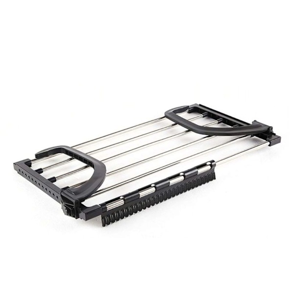 Foldesko Håndklæde Radiator Håndklædetøj Foldetørrestativ black+silver 40CM*32CM