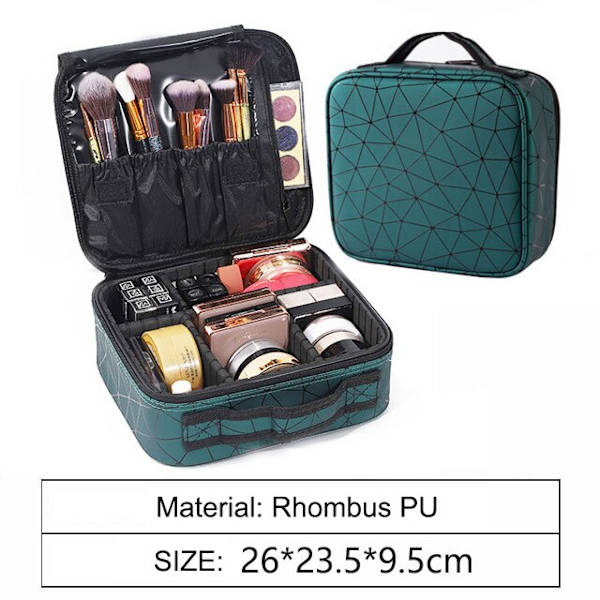 Läge Professionele Cosmetica Opbergdoos Nail Art Tools Koffer green
