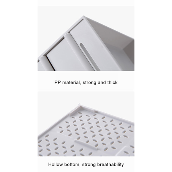 Hjem Container Kosmetik Etui Kontor Opbevaringsboks white 28*4*17*13cm