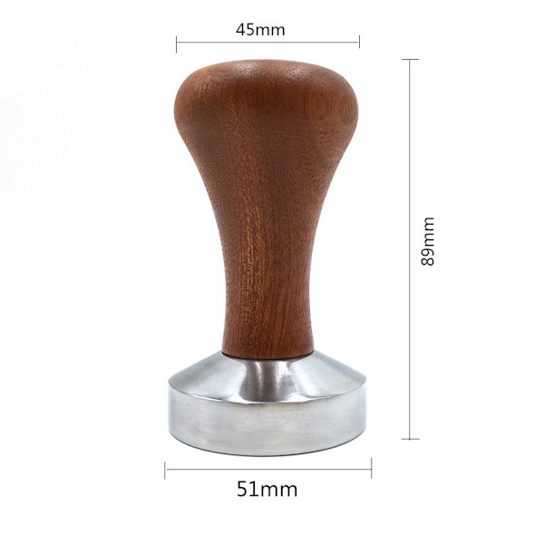 Kaffebönmaskin med hammare med trähandtag 51mm