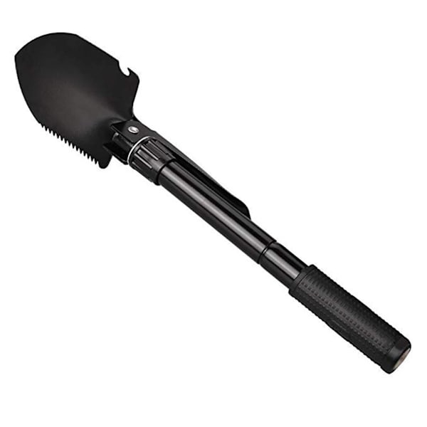 Vikbar multifunktionsskyffel utomhustillbehör black 42*10*7cm