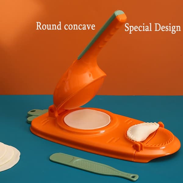 Dumpling Form Pressning Dumpling Skin Rolling Deg Machine orange 27.5*23cm