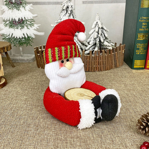 Snögubbe Juldekoration Gardinspännen Gardiner Tieback Gardinfäste Santa Claus