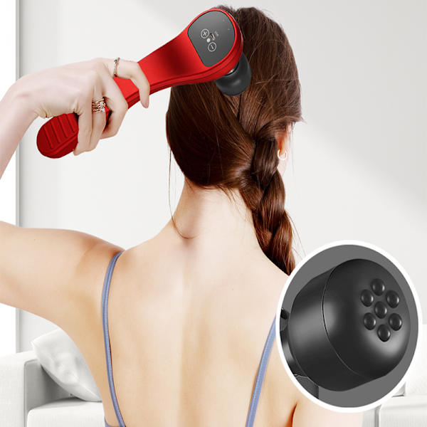 Mini Fascia Tool Vibration Muscle Relaxing Massager red 19*14*5cm