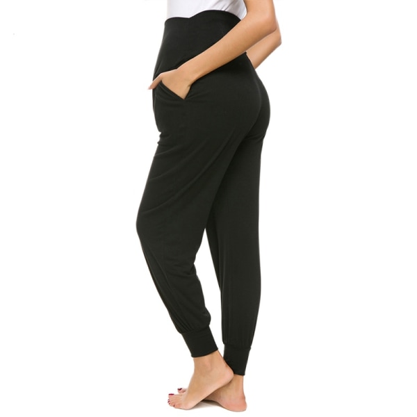 Gravidbyxor Gravid Lösa Casual Byxor Gravidbyxor gray M