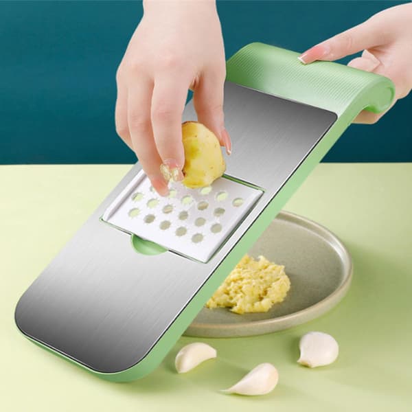 7 st/ set Multifunktionell Slicer köksredskap green