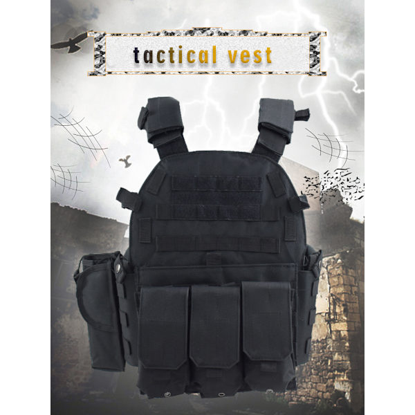 Metsästyslevyn kantaja Nylon Pussi Gear Tactical Vest tan