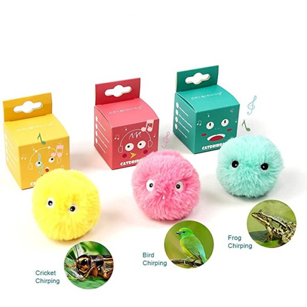 Interactive Ball Plysch Pipande Ball Pet Toy green elves