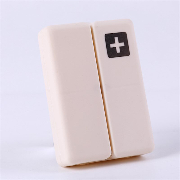Vikbar resemedicinhållare Pill Box Case pink 7x2.5x10cm