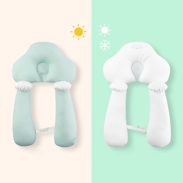 Babypude Honeycomb åndbar Newborn Head Positioner green without fixed column