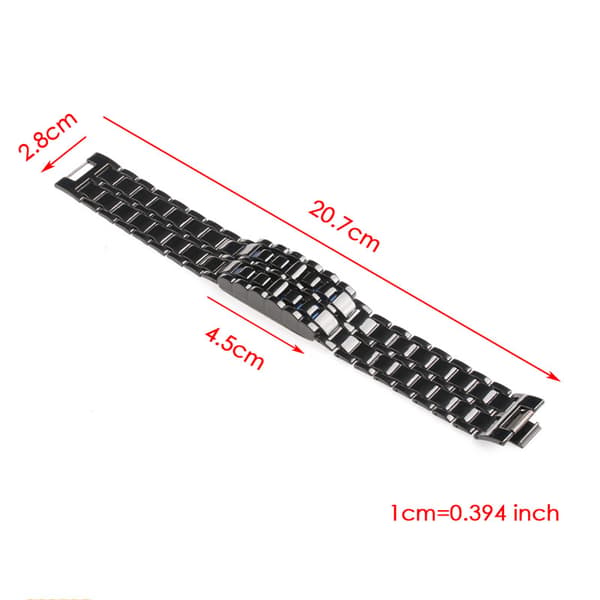 Version LED Lava Rannekellot Pari Version Watch Watch silver+red 12.5*25*210mm