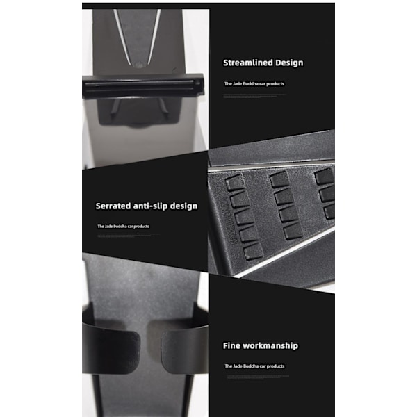 Bærbart bilkøretøj Vandkopholder Stand Universal Mount black 75×79×141mm