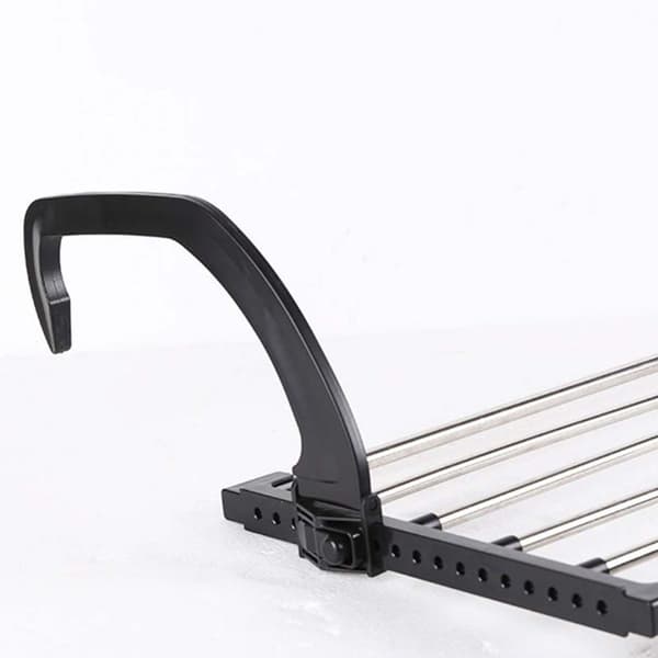 Vikskor Handduk Radiator Handduk Kläder Vikbart torkställ black+silver 40CM*32CM