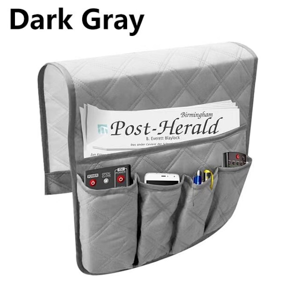 5 tasku sohvan organizer coffee color