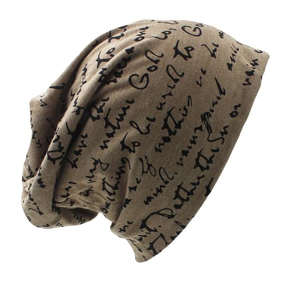 Unisex mössa Varm dam höst vinter mössa Mode hiphop mössa brown