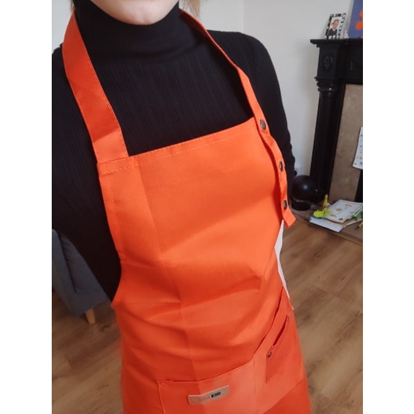kök grillbar förkläde orange