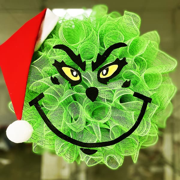 Jul docka krans dörr hängande prydnad 1pc