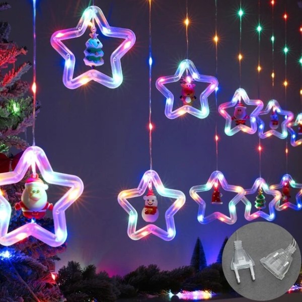 Gardin LED String Lights Garland Festival julepynt F426-Color EU 220V
