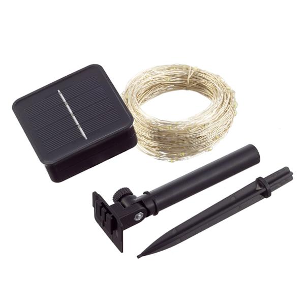 Solar String Lights Julfest dekorationer warm light 32m