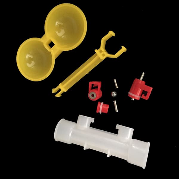 Double Water Drinker Feeder -viljelylaitteet yellow