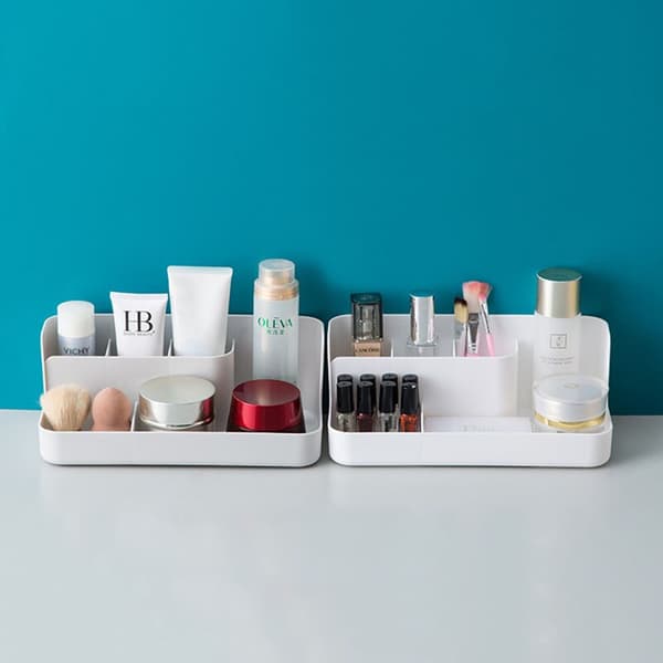 Förvaringslåda Makeup Organizer Smyckesbehållare Case white 26CM*13CM*10CM