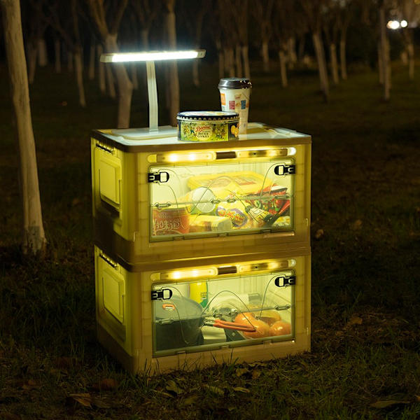 Ulkoreitin kokoontaitettava organizer Mito with lights