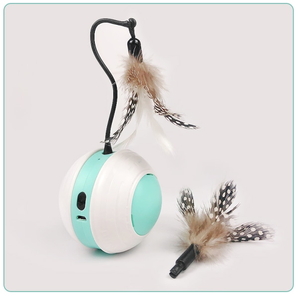 360 graders smart boll USB laddningsdjur kattleksaker soft shell