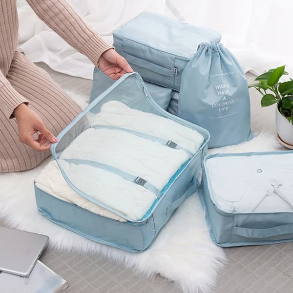 6kpl/ set Matkavaatteiden kenkien organizer 1 set